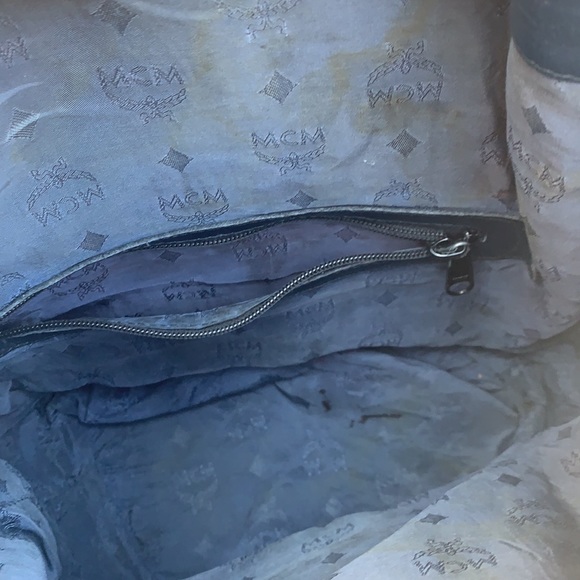 MCM Visetos Coated Canvas Drawstring ShoulderBag - Picture 9 of 16